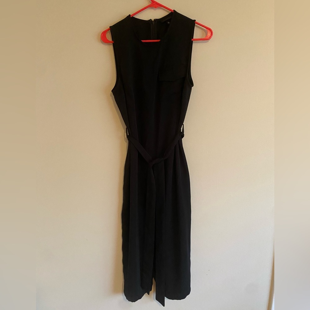 Who What Wear Black Belted Dress